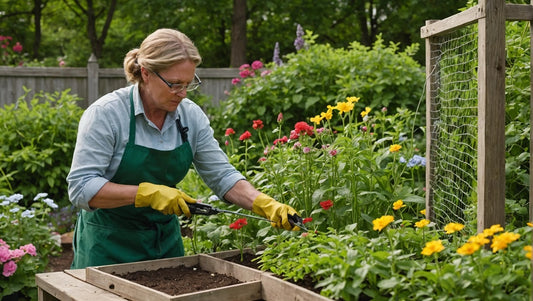 Einfache tricks: volierendraht sicher und stabil im garten anbringen
