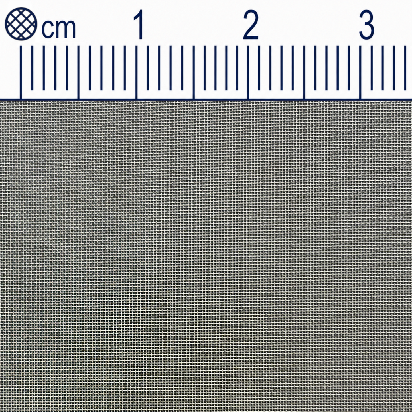 Rete metallica in acciaio inox, maglia 0,15 mm (Mesh 100), spessore filo: 0,1 mm, V4A 1.4401 su misura.