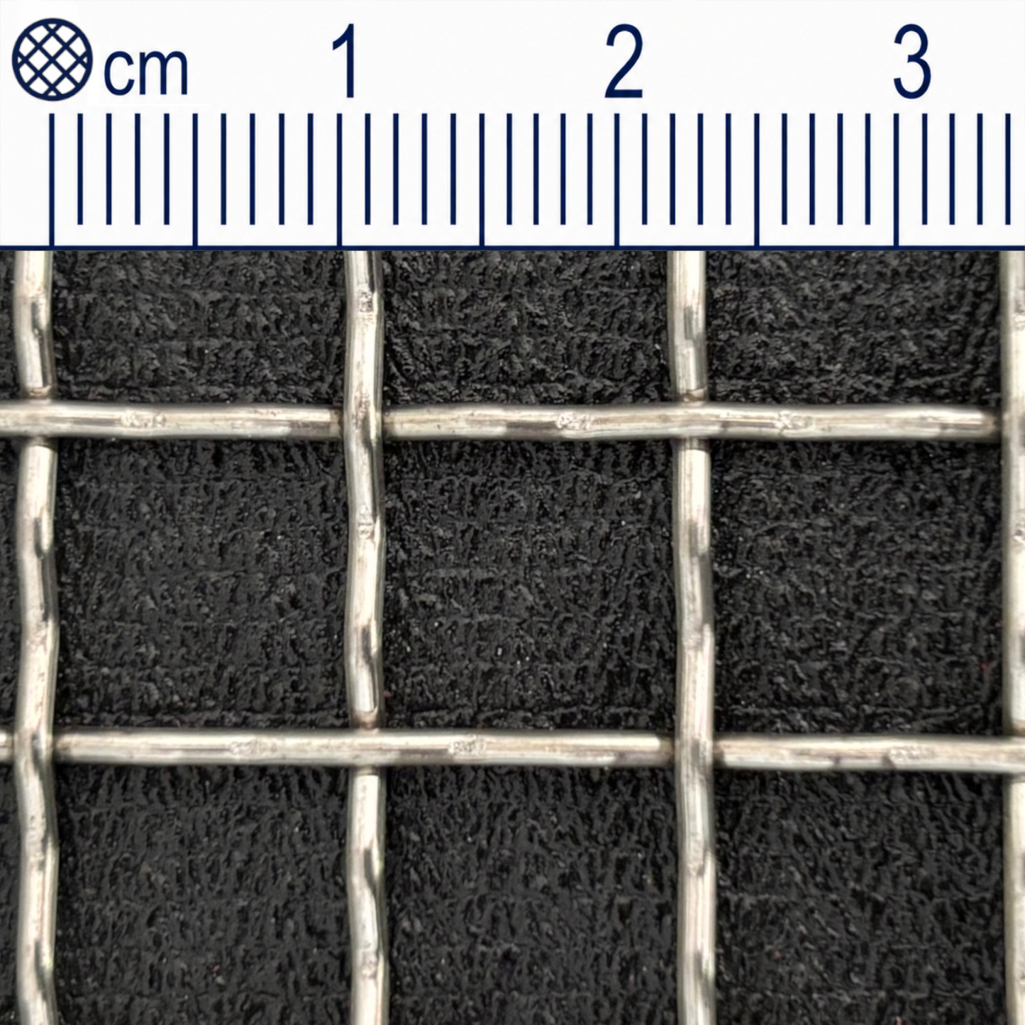 Rete in filo di acciaio inox, maglia 10 mm spessore filo 1,4 mm (Mesh 2,2), V2A 1.4301 su misura