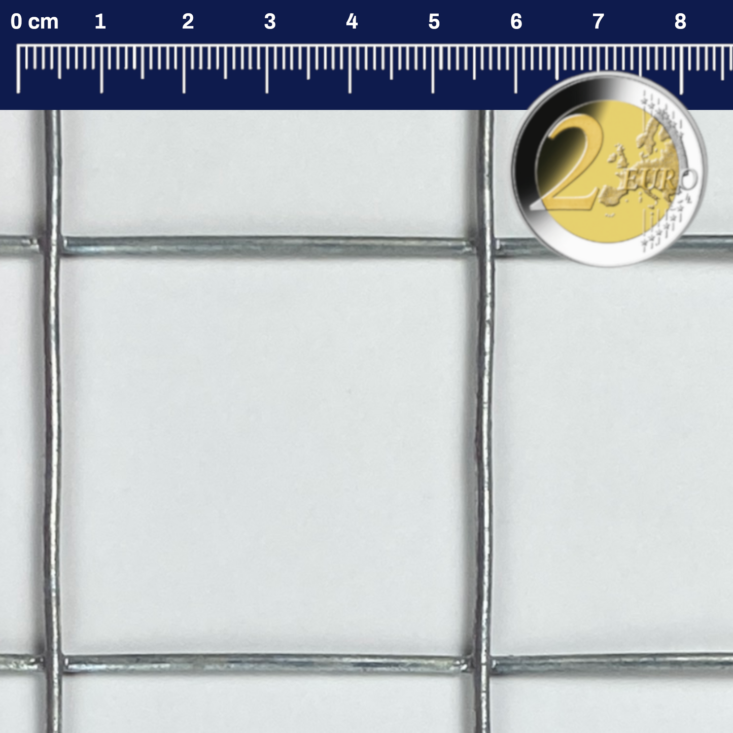 Schweissgitter Verzinkt Rolle Maschenweite 50 x 50 mm Drahtstärke 2 mm