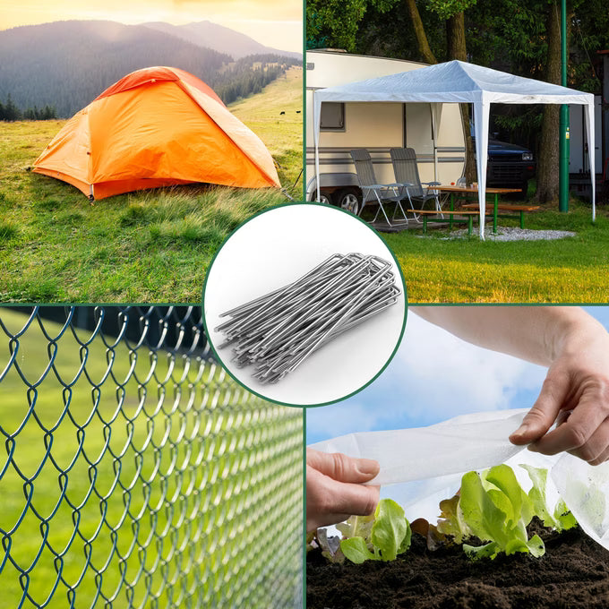 Picchetti da terra – Set da 20 pezzi in acciaio zincato Ø 2,7 mm