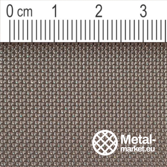 Rete metallica in acciaio inossidabile Maglia 0,5 mm (Mesh 30) Spessore filo: 0,32 mm V4A 1.4401 su misura