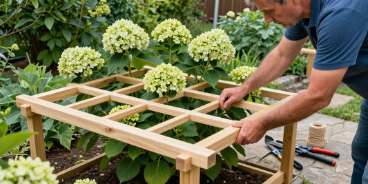 Hortensien Gitter selber machen: Die einfache Methode für stabile Pflanzenstützen