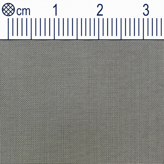 Rete in filo di acciaio inox, maglia 0,15 mm (Mesh 100), spessore filo 0,1 mm V2A 1.4301 su misura