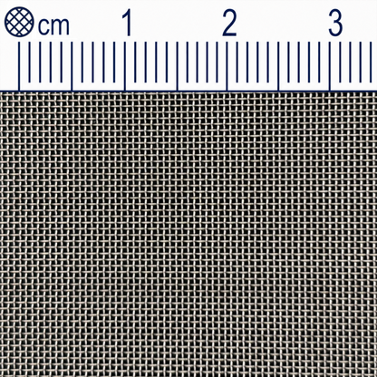 Nerezová drátěná tkanina, velikost oka 0,4 mm (Mesh 40), průměr drátu: 0,25 mm, V2A 1.4301 na míru