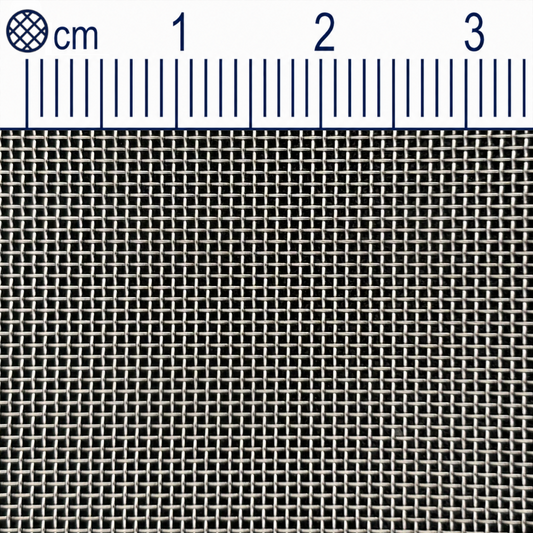 Rete metallica in acciaio inossidabile Maglia 0,5 mm (Mesh 30) Spessore filo: 0,32 mm V4A 1.4401 su misura