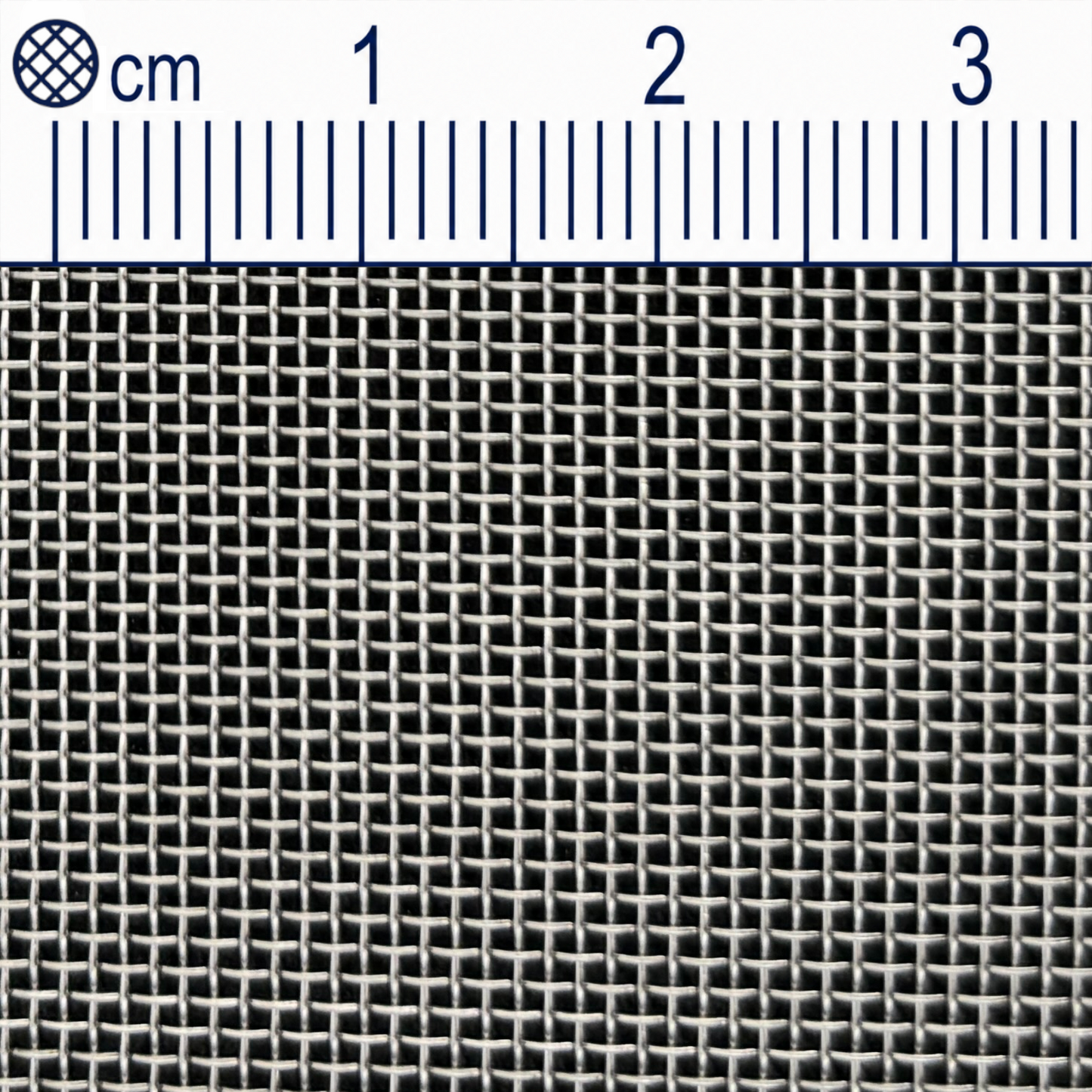Drahtgewebe Edelstahl Maschenweite 0,72 mm (Mesh 24) Drahtstärke: 0,35 mm V2A 1.4301 nach Maß