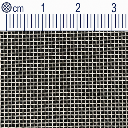 Nerezová drátěná tkanina, velikost oka 0,8 mm (Mesh 24), průměr drátu: 0,32 mm, V2A 1.4301 na míru