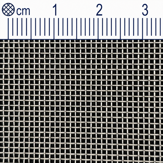 Rete in filo di acciaio inox, maglia 0,87 mm (Mesh 20), spessore filo 0,4 mm V2A 1.4301 su misura