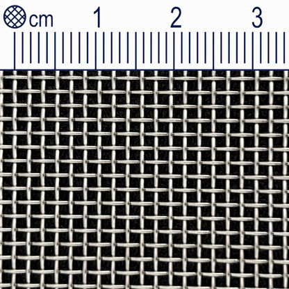 Siatka druciana ze stali nierdzewnej, oczko 1,2 mm (Mesh 14) V2A, grubość drutu: 0,6 mm 1.4301 na wymiar