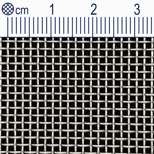 Drátěná tkanina z nerezové oceli, velikost oka 1,2 mm (Mesh 14) V2A, průměr drátu: 0,6 mm, 1.4301 na míru