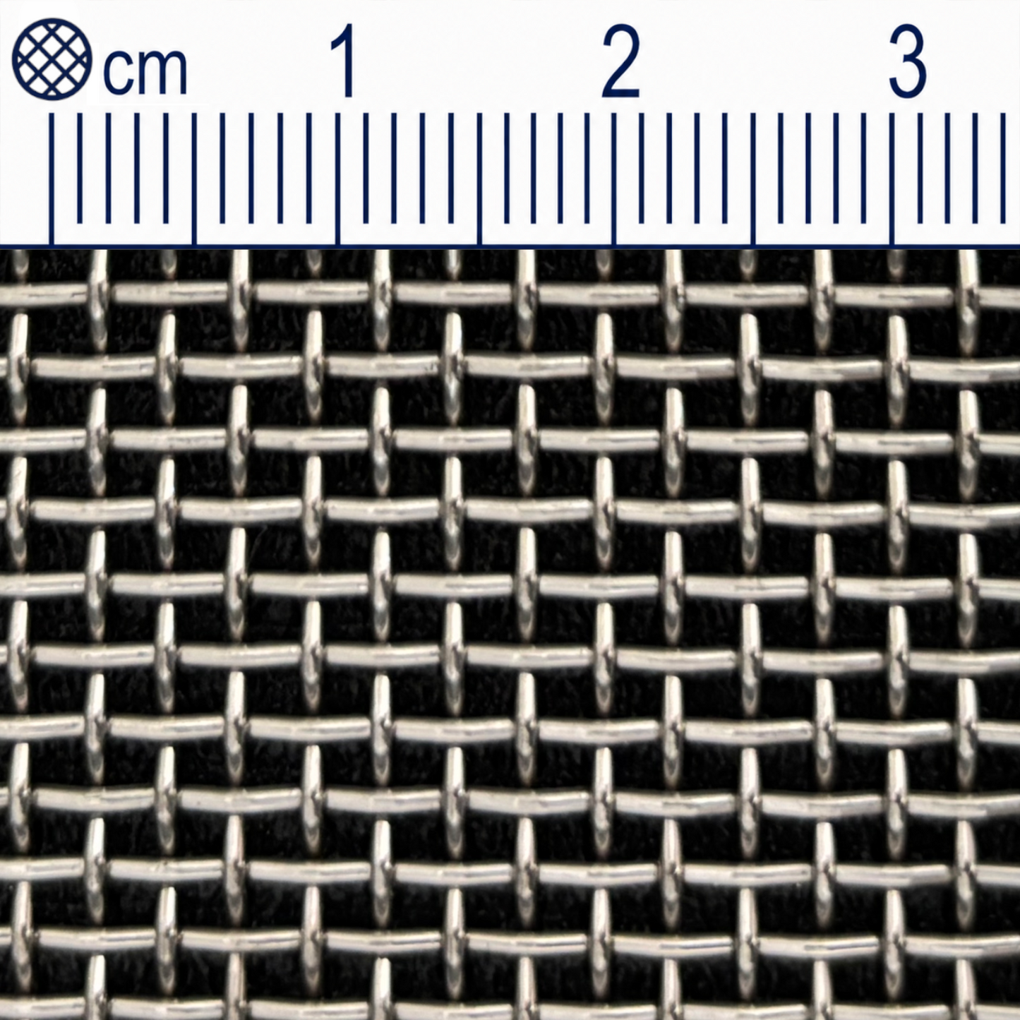 Stainless steel wire mesh mesh size 1.64 mm (Mesh 10) wire thickness: 0.9 mm V2A 1.4301 cut to size