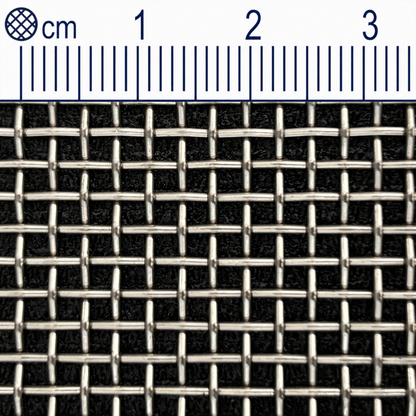 Siatka druciana ze stali nierdzewnej, oczko 2,0 mm (Mesh 8,75), grubość drutu: 0,9 mm V2A 1.4301 na wymiar