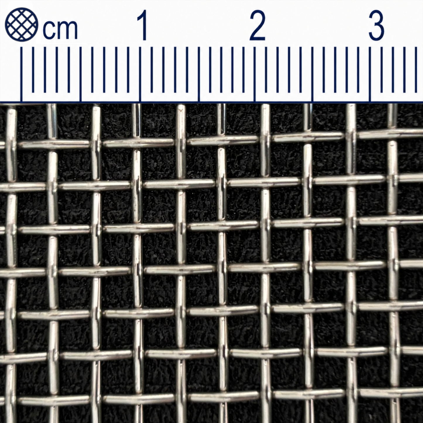 Drahtgewebe für Funkenschutz Maschenweite 2,5 mm Drahtstärke 1 mm V2A 1.4301