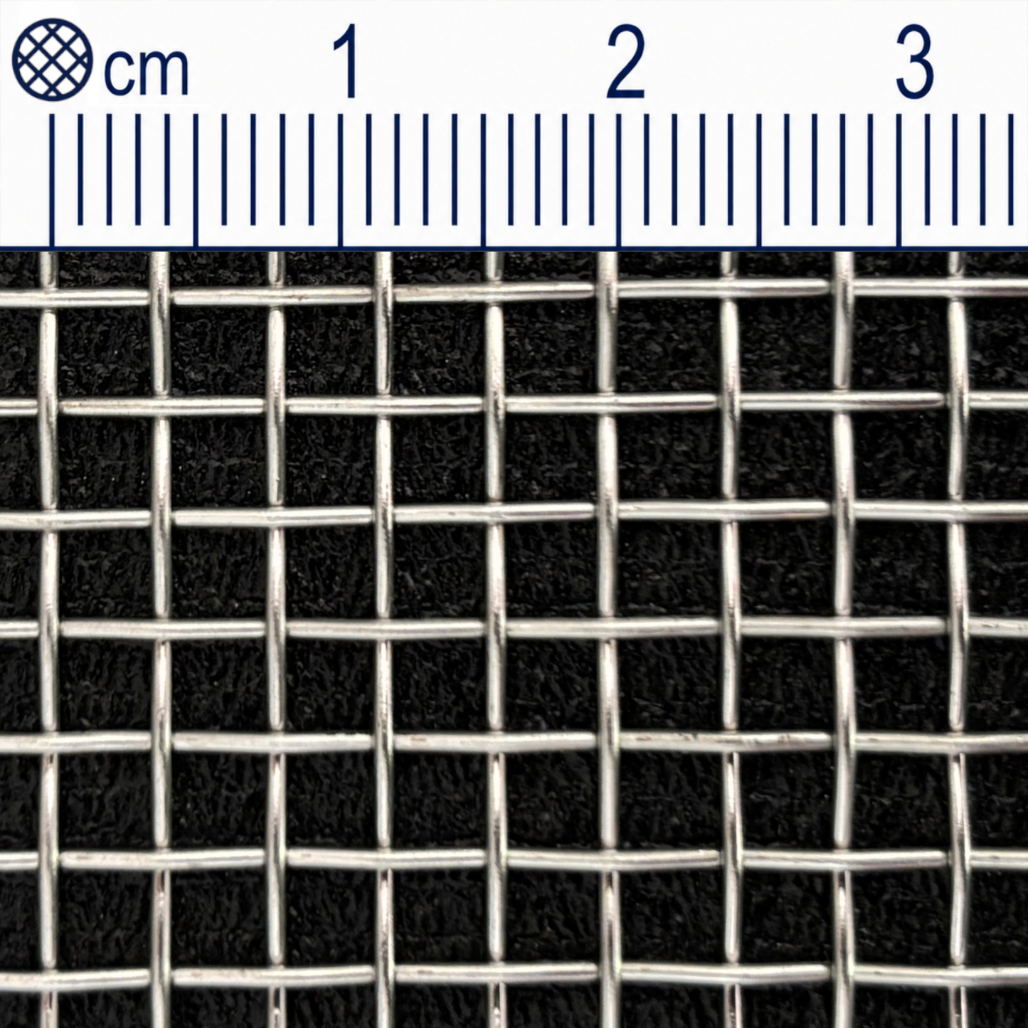 Drahtgewebe Edelstahl Maschenweite 3,1 mm (Mesh 6,5) Drahtstärke: 0,8 mm V2A 1.4301 nach Maß
