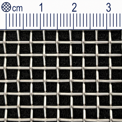 Stainless steel wire mesh, mesh size 3.0 mm (mesh 6.35), wire diameter: 1.0 mm, V2A 1.4301, made to measure