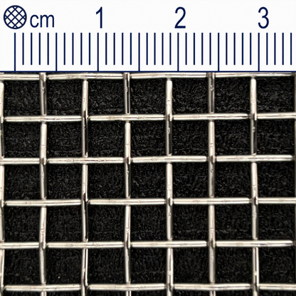Drátěná tkanina z nerezové oceli, velikost oka 4,0 mm (Mesh 5), průměr drátu: 1 mm V2A 1.4301 na míru