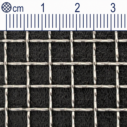 Stainless steel wire mesh, mesh size 5.0 mm (mesh 4.25), wire diameter: 1.0 mm, V2A 1.4301, made to measure