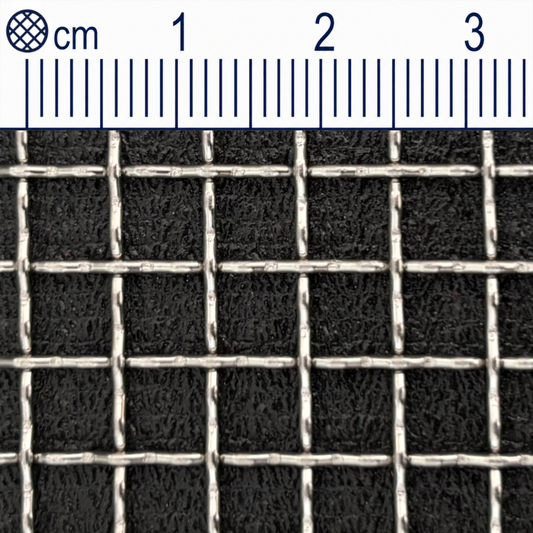 Drátěná tkanina z nerezové oceli, velikost oka 5,0 mm (mesh 4,25), tloušťka drátu 1 mm, V2A 1.4301, na míru