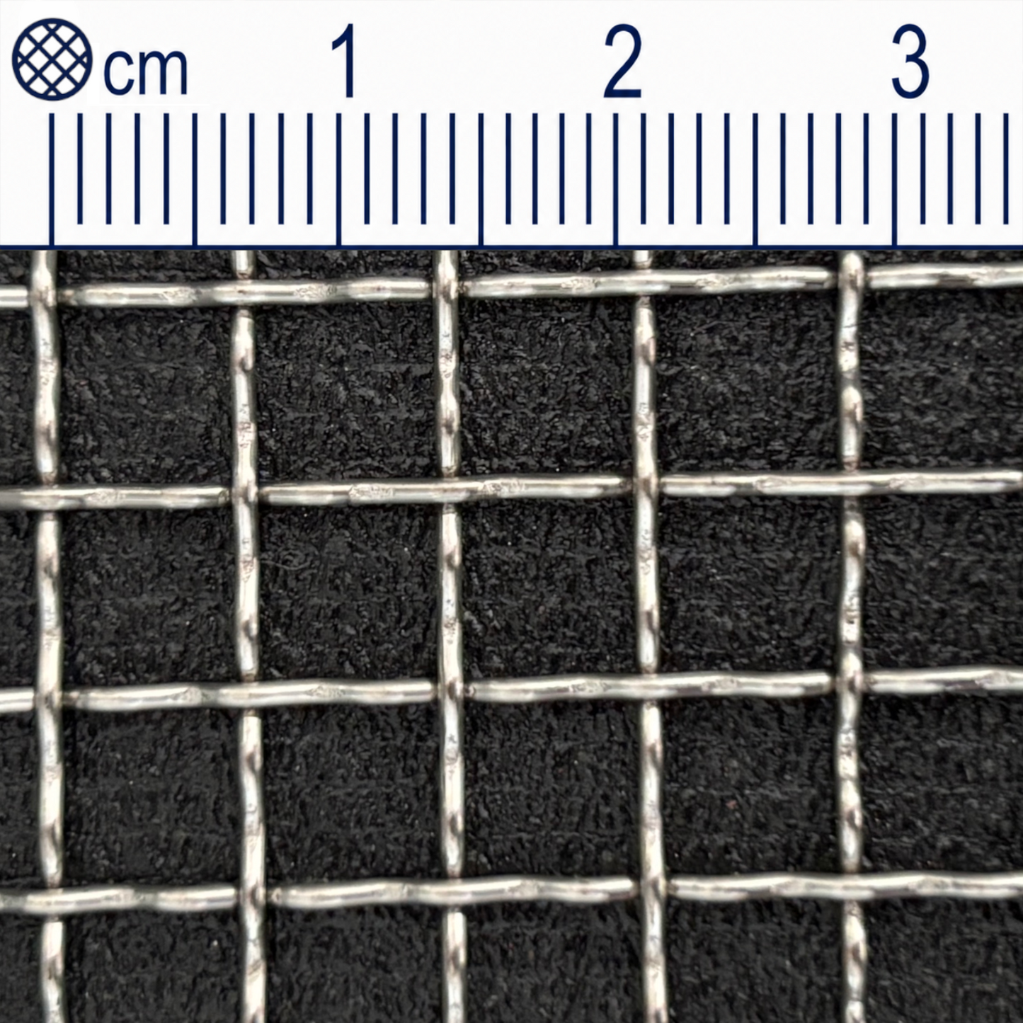 Drahtgewebe Edelstahl Maschenweite 6,3 mm (Mesh 3,5) Drahtstärke: 1 mm V2A 1.4301 nach Maß
