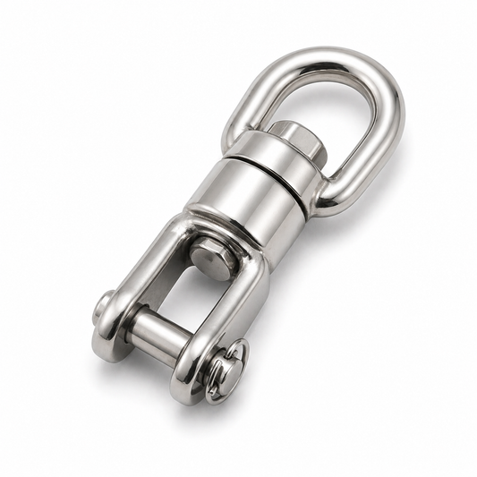 Drehwirbel Edelstahl V4A 1.4401 Auge–Gabel
