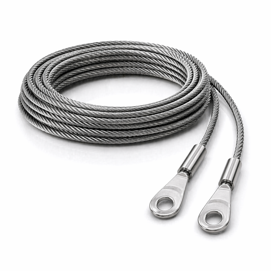 Edelstahl Drahtseil nach Maß (1.4401 V4A) – Augterminal & Augterminal – Ø 1–10 mm – konfigurierbar