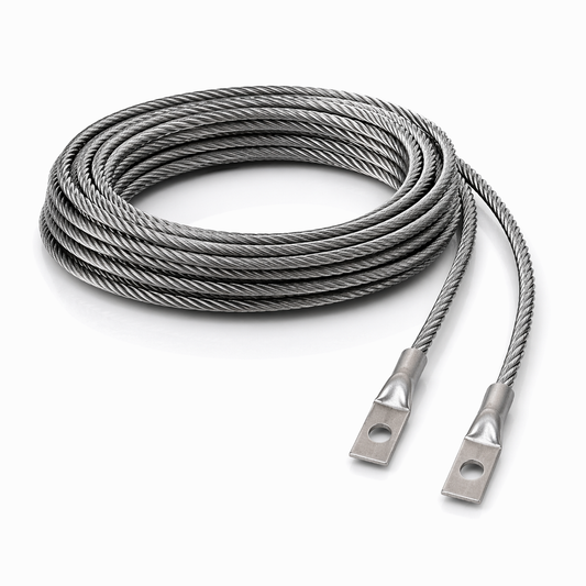 Edelstahl Drahtseil nach Maß (1.4401 V4A) – Öse & Öse – Ø 1–10 mm – konfigurierbar