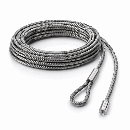 Edelstahl Drahtseil nach Maß (1.4401 V4A) – Kausche & Seilstopper – Ø 1–10 mm – konfigurierbar