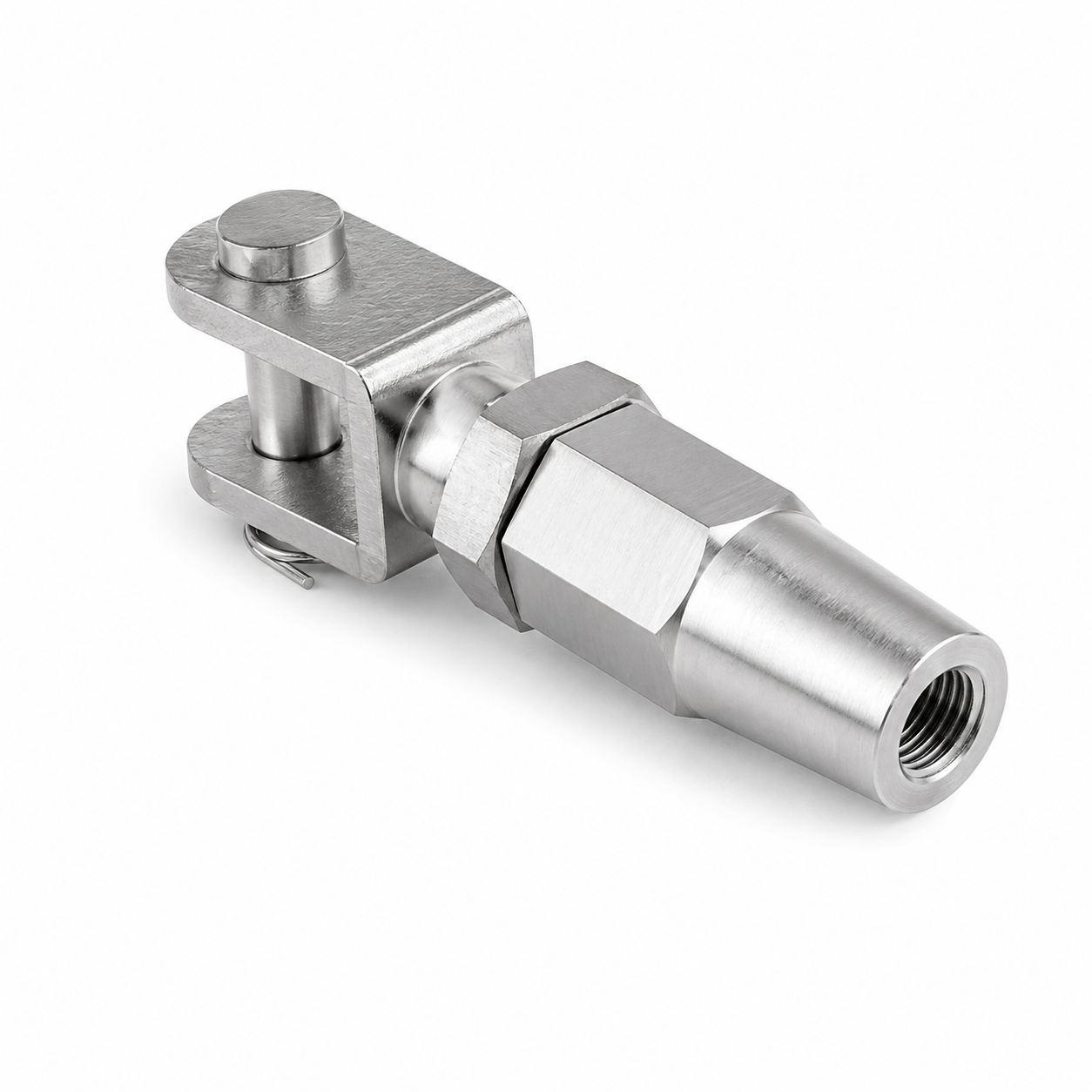 Gabelterminal Edelstahl V4A 1.4401 für Drahtseil
