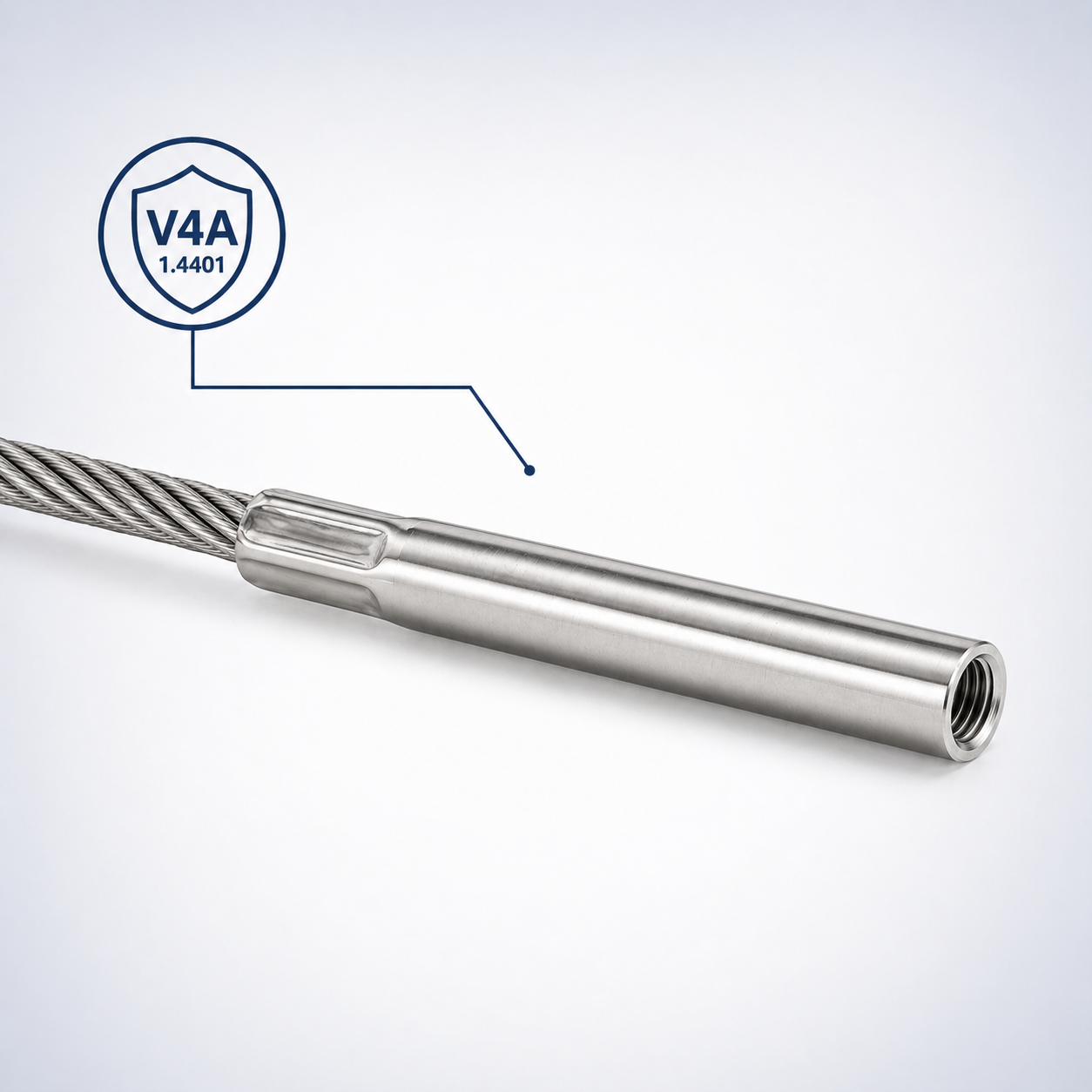 Gewindeterminal Edelstahl V4A 1.4401 Innengewinde