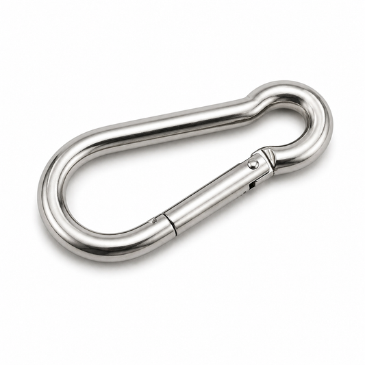 Karabinerhaken Edelstahl V4A 1.4401 DIN 5299