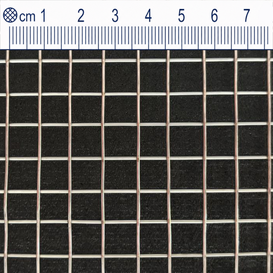 Svařované pletivo z nerezové oceli, velikost oka 7,5 mm, průměr drátu 1 mm, V2A 1.4301, na míru