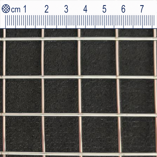Hot-dip galvanized welded wire mesh, mesh size 19 × 19 mm, wire thickness 1 mm, cut to size