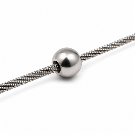 Seilstopper Edelstahl V4A 1.4401 kugel