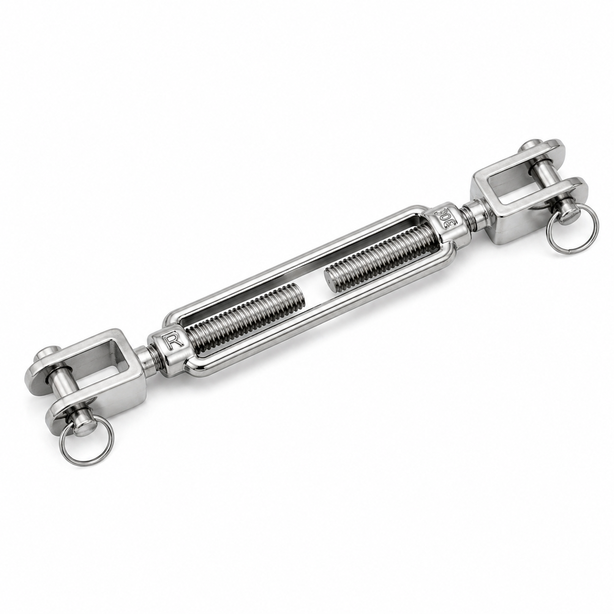 Spannschloss DIN 1480 Edelstahl V4A 1.4401 Gabel–Gabel