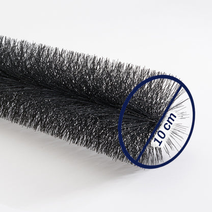 Spazzola per grondaia 5 m (5 pz x 1 m) – Protezione efficace contro foglie, martore e uccelli per la tua grondaia o impianto solare Ø 10 cm o Ø 15 cm