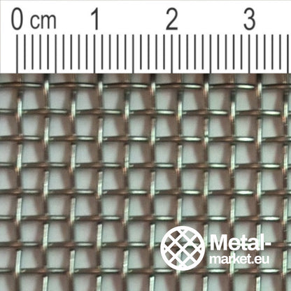 Wire mesh for spark protection, mesh size 2.5 mm, wire diameter 1 mm, V2A 1.4301