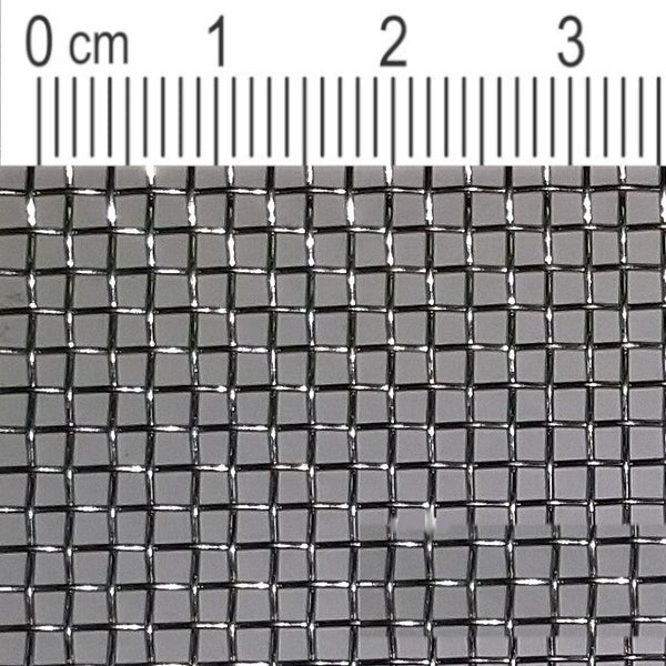 Stainless steel wire mesh, 2 mm mesh size, 10 mesh, grade V4A