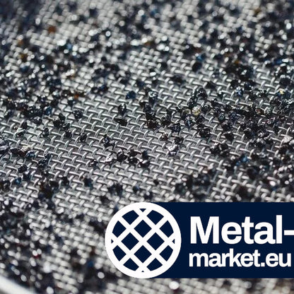 Rete filtrante e setacci in acciaio inox, maglia 0,5 mm (Mesh 30), spessore filo: 0,32 mm, V4A 1.4401 su misura.